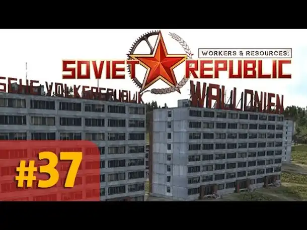 Let's Play Workers and Resources #37: Willkommen in der DRW (Gameplay / Deutsch)