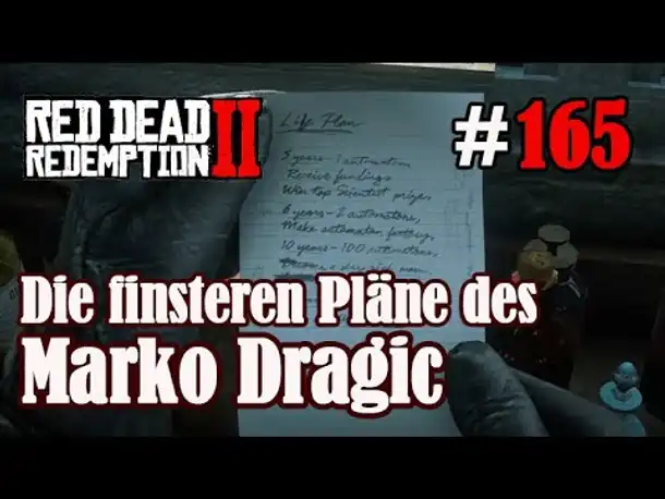 Let's Play Red Dead Redemption 2 #165: Die Pläne des Marko Dragic [Frei] (Slow-, Long- & Roleplay)