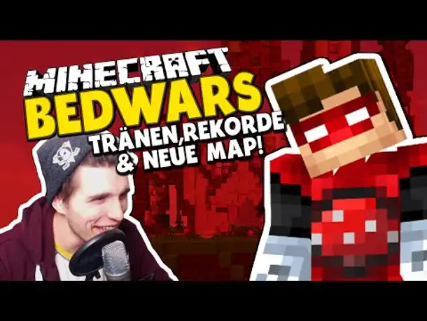 TRÄNEN,REKORDE & EINE NEUE MAP! ✪ Runde Minecraft Bedwars Woche Tag 18 mit Rotpilz