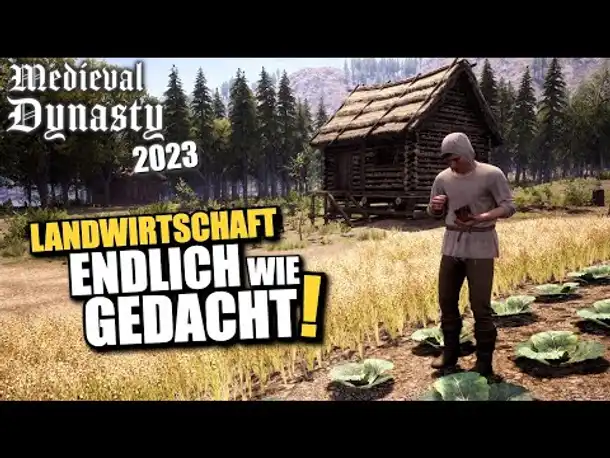 Unser Dorf bewirtschaftet das erste Feld! 😀👍 | Medieval Dynasty 2023 | #3