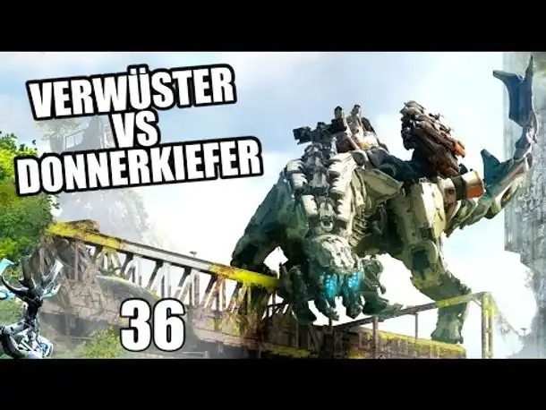 HORIZON ZERO DAWN Gameplay German - 36 - VERWÜSTER vs. DONNERKIEFER | Let's Play Deutsch