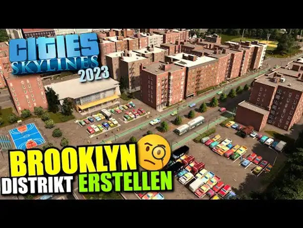 Ich baue ein New York Brooklyn Viertel! 🚕🏡 | Cities Skylines 2023 | 5