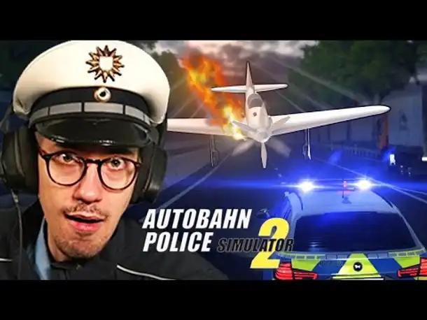 Flugzeug Notlandung! ✈️🔥 | Autobahn Polizei Simulator 2