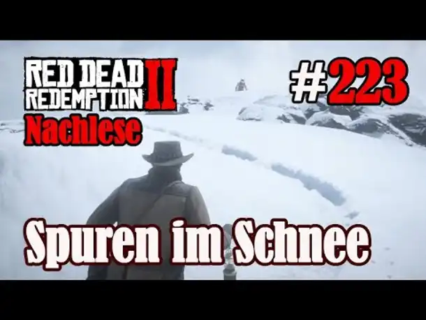 Let's Play Red Dead Redemption 2 #223: Spuren im Schnee [Nachlese] (Slow-, Long- & Roleplay)