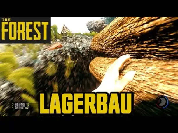 Let's Play The Forest German Gameplay #024 Lagerbau (Let's Play Deutsch)