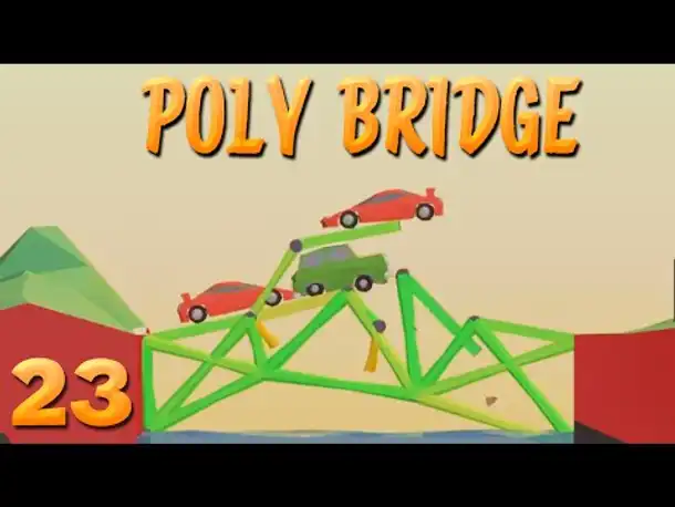 Kreuz und Quer-Brücke ! | 23 | POLY BRIDGE