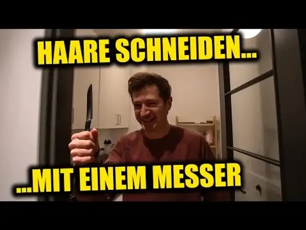 WIR SCHNEIDEN REWIS HAARE MIT EINEM MESSER