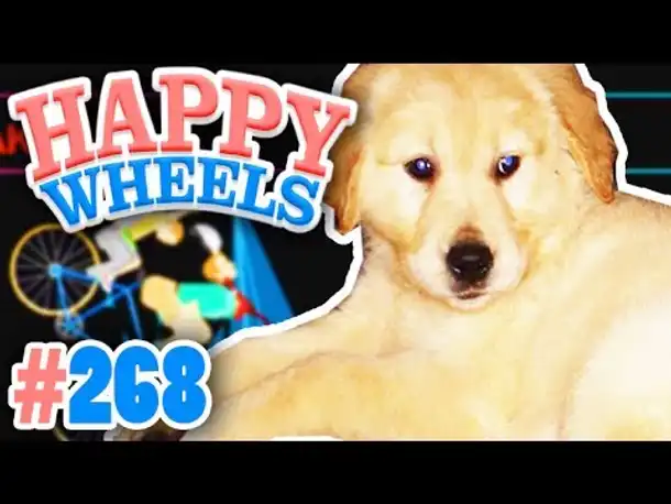 HUNDEWELPE FRISST INGAME-SOUND+ENDE #ICHSCHWÖR! ✪ CHAOS Happy Wheels #268