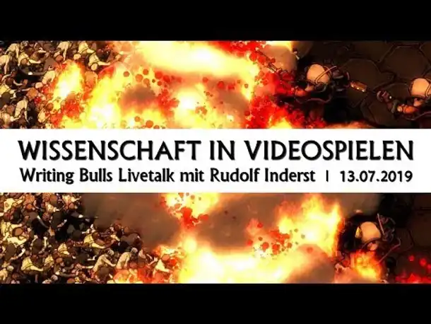 Live-Talk Rudolf Inderst: Wissenschaft in Games | 13.07.2019 [Deutsch]