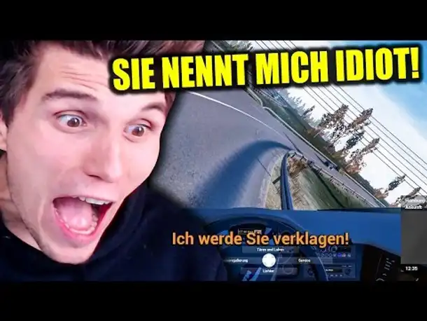 SIE WILL MICH VERKLAGEN! & NENNT MICH IDIOT ✪ FERNBUS SIMULATOR mit LENKRAD