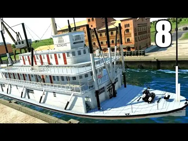 Transport Fever #8 Unser erstes Schiff | Let's Play Deutsch | Gameplay German