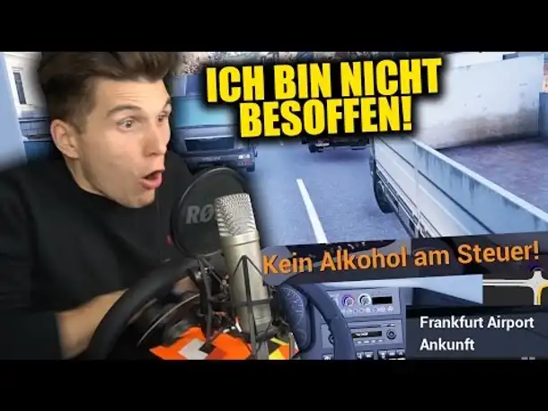 ICH BIN NICHT BESOFFEN! & REISE ZUM FLUGHAFEN! ✪ FERNBUS SIMULATOR