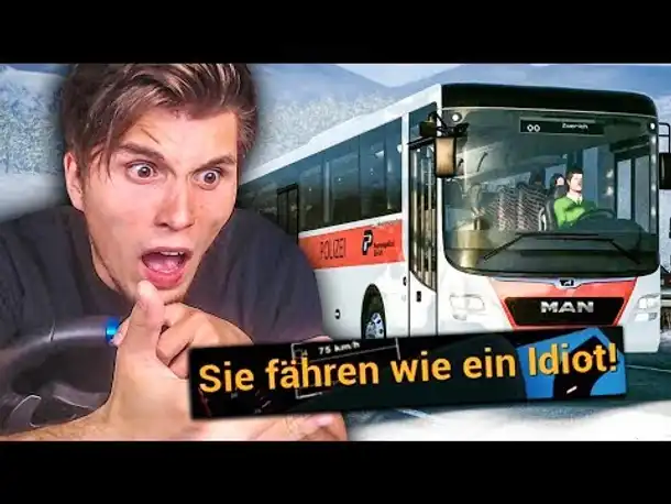 Ich werde von einer POLIZISTIN beleidigt! ✪ Fernbus Simulator
