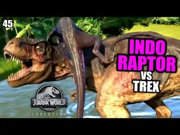Jurassic World Evolution Deutsch #45 ► Indoraptor vs. T-Rex ◄| Let's Play Gameplay German