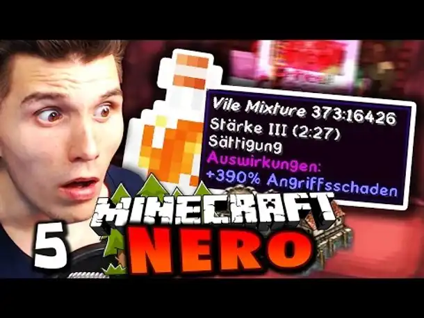 TRANK MIT  +390% MEHR SCHADEN! & GEILE DIA HOSE! ✪ Minecraft NERO #5 | Paluten