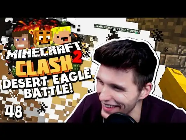 EXPLOSIVES GOLDEN DESERT EAGLE BATTLE! ✪ Minecraft CLASH 2 #48