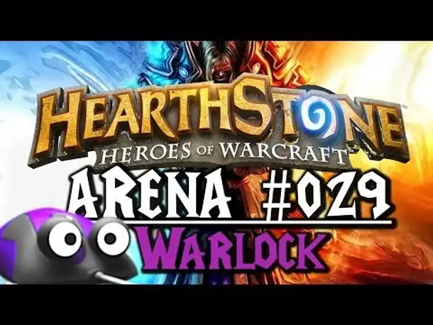 Let's Play HEARTHSTONE: HEROES OF WARCRAFT Arena #029 Warlock (German Gameplay Deutsch)