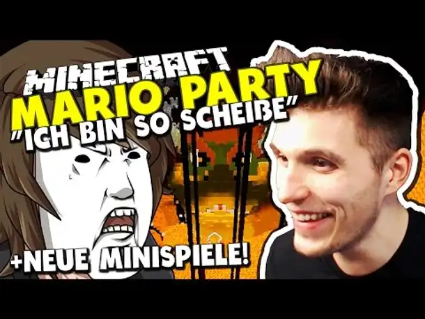 "ICH BIN SOOO SCHEIßE" & NEUE MINISPIELE! ✪ Minecraft Mario Party mit Germanletsplay