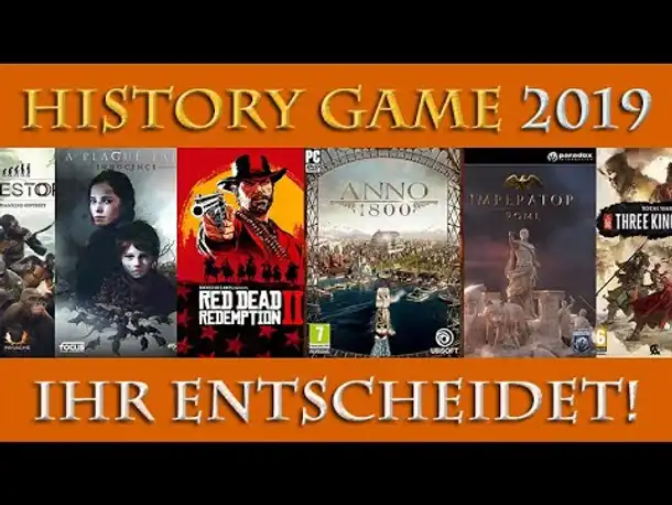 Die Wahl zum HISTORY GAME 2019: Ihr entscheidet! (& 3x 30 Euro Gamesplanet-Gutscheine gewinnen)