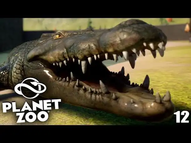 PLANET ZOO - 12 - Leistenkrokodil im Burggraben | Planet Zoo Deutsch ► Franchise Mode