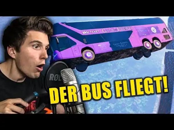 UNFALL SCHIEßT UNS 2000 METER IN DIE LUFT!  ✪ FERNBUS SIMULATOR mit Lenkrad