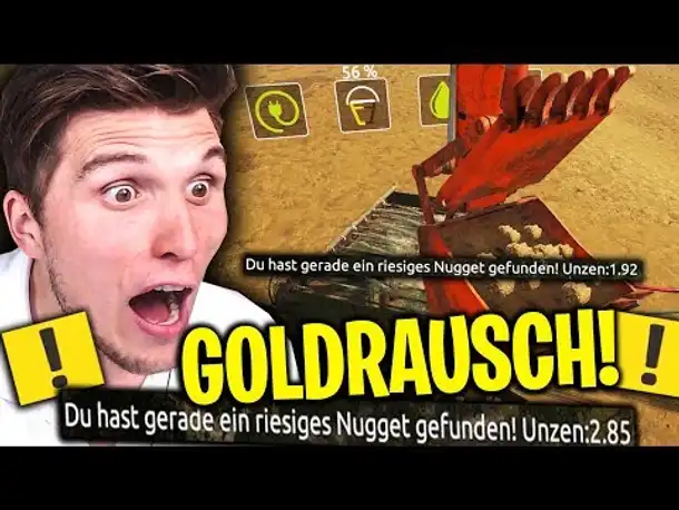 Ich verfalle in einen GOLDRAUSCH! | Goldgräber Simulator