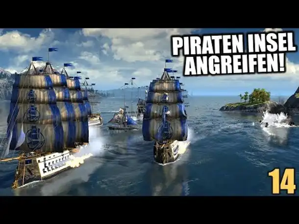 Anno 1800 - 14 - Piraten Insel angreifen! - [ Anno 1800 Deutsch Gameplay | Closed Beta]