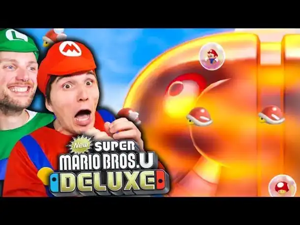 Dieser GEGNER IST 100x so groß WIE WIR 🌰 NEW SUPER MARIO BROS U DELUXE