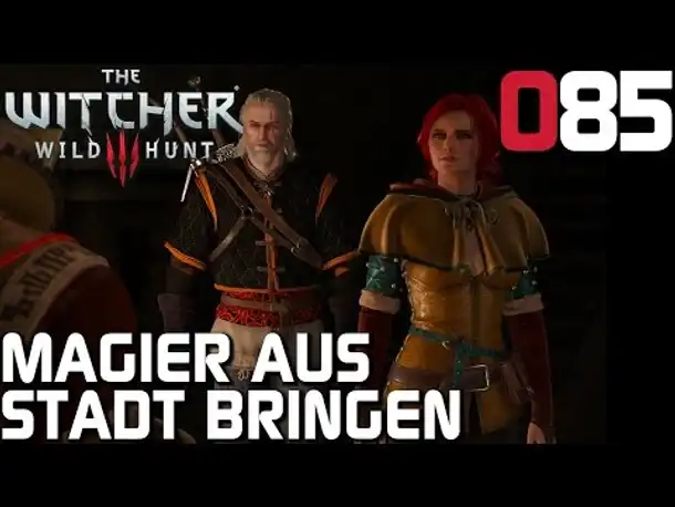 The Witcher 3 Gameplay German #085 Magier aus Stadt bringen | Deutsch | Let's Play