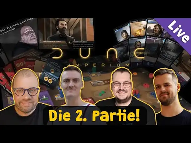 Die 2. Partie! ✦ Dune Imperium (Brettspiel) & Rise of Ix ✦ Tabletop Simulator (Live-Aufzeichnung)