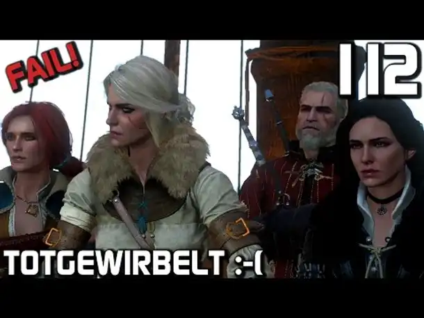 The Witcher 3 Gameplay German #0112 Fail - Totgewirbelt | Deutsch | Let's Play