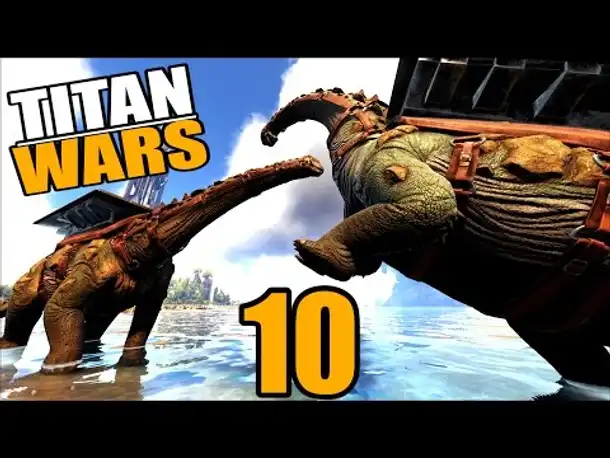 Ark TITAN WARS #10 SCHWERE GESCHÜTZE | Ark Survival Evolved German | Ark Deutsch | PvP