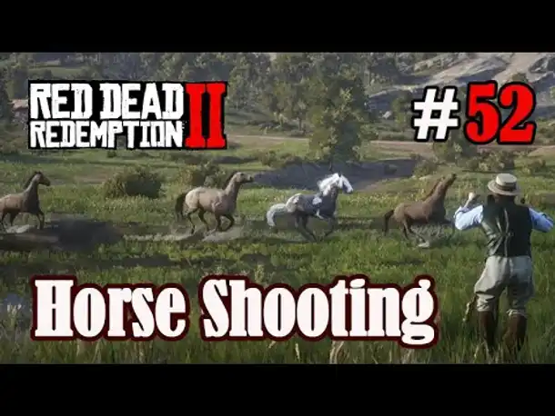 Let's Play Red Dead Redemption 2 #52: Horse Shooting [Frei] (Slow-, Long- & Roleplay)