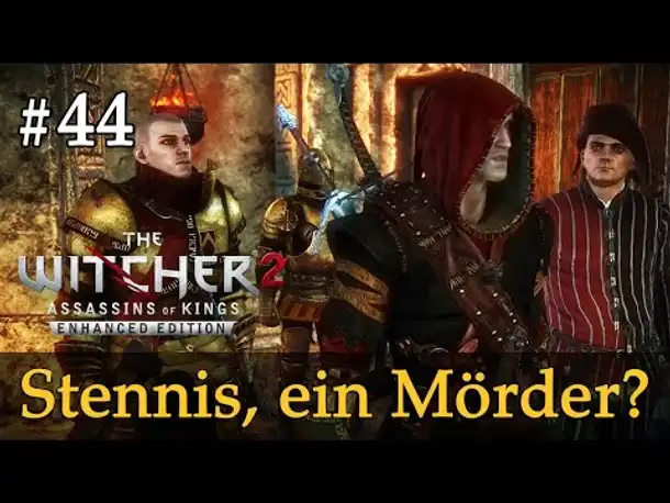 #44: Stennis, ein Mörder? ✦ Let's Play The Witcher 2 (Blind / Schwer / Deutsch)