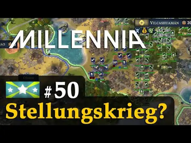 #50: Stellungskrieg? ✦ Let's Play Millennia (Wallonien)✦ KI: Großmeister