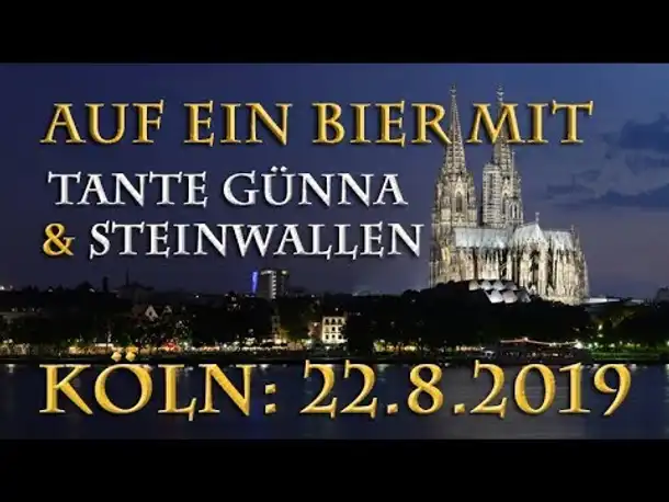 Auf ein Bier mit Tante Günna & Steinwallen: Zuschauertreffen in Köln am Rande der Gamescom