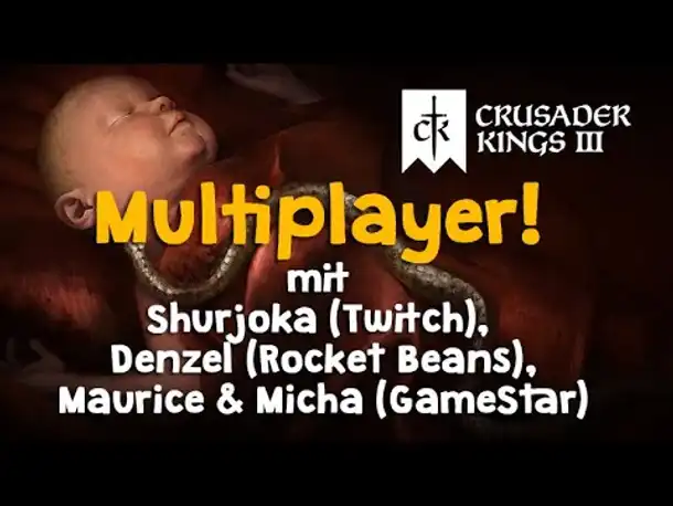 In voller Länge: Das "Crusader Kings 3"-Multiplayerevent mit Shurjoka, Denzel, Maurice und Micha