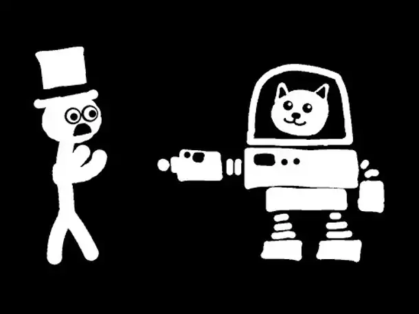 Zombey ist eine Mech-steuernde Katze. | Gato Roboto - Part 1