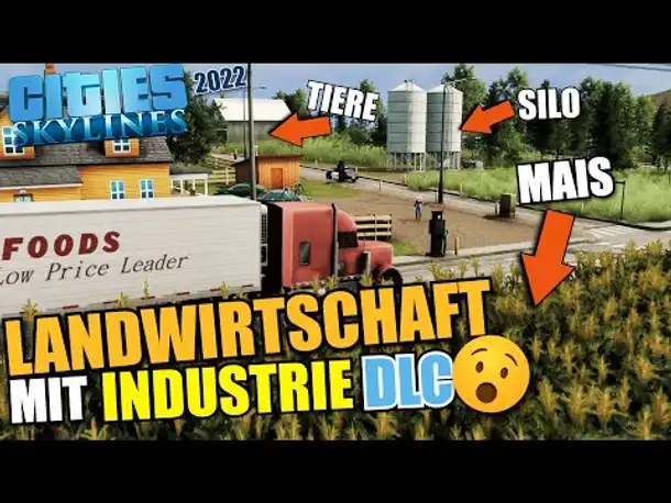 Agrarwirtschaft mit Industrie DLC fetzt! - 2 - Cities Skylines 2022