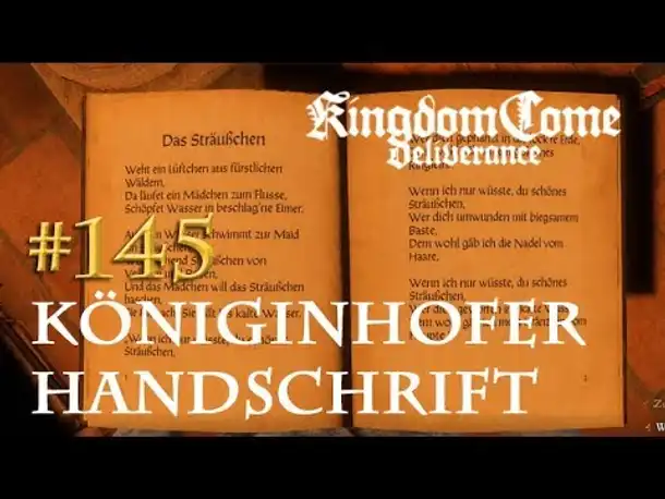 Let's Play Kingdom Come Deliverance #145: Die Königinhofer Handschrift (Tag 65 / deutsch)