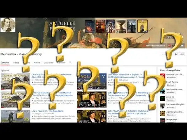 Neujahrsputz - WO finde ich WAS und WIE auf Steinwallens Youtube-Kanal? (& etwas Geplauder)