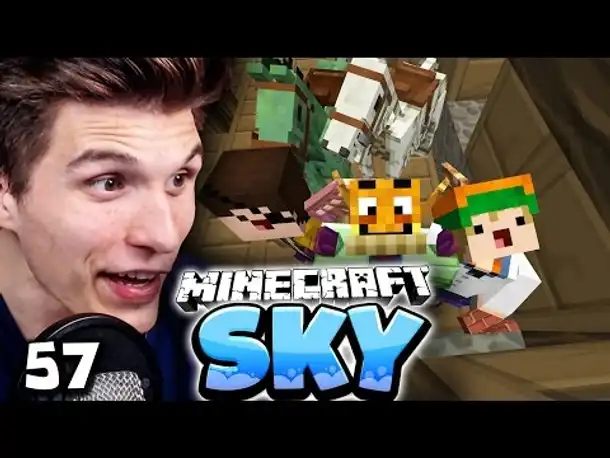 DAS EXPERIMENT! DER SKELETT/ZOMBIE+PFERDE VIRUS! ✪ Minecraft Sky #57 | Paluten