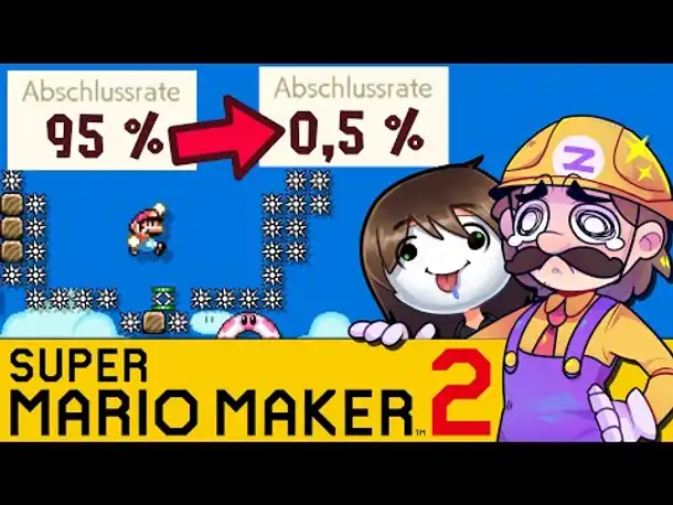 Von "Leicht" bis "Sehr Schwer"! | SUPER MARIO MAKER 2 Coop