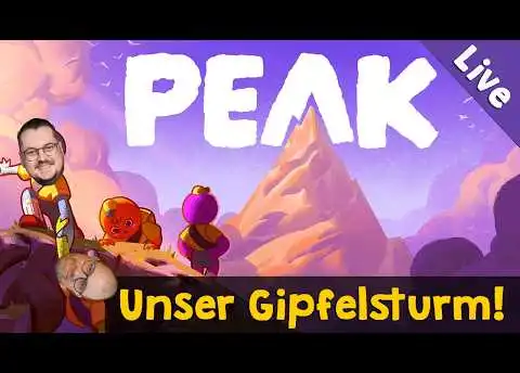 Der Berg ruft! ✦ Let's Play Peak mit @RangerArea ✦ Koop ✦ Livestream (Gamescom-LAN)