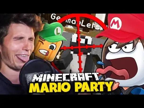 Der "1000" BLÖCKE "NO SCOPE" in sein GESICHT ✪ Minecraft Mario Party