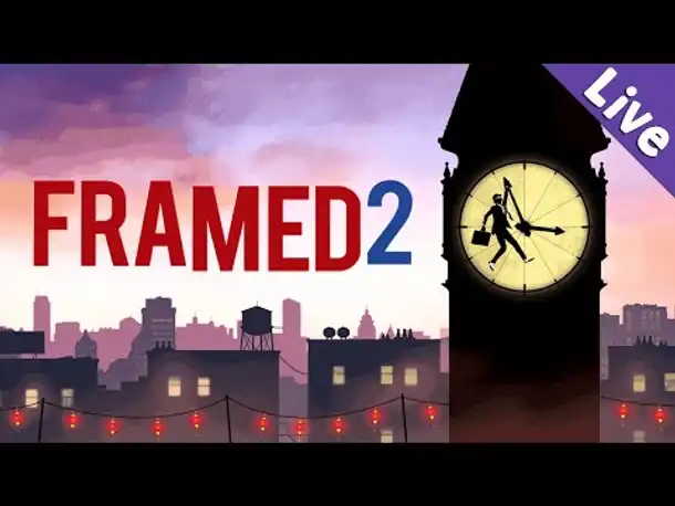 Let's Play Framed 2 ✦ Noir-Puzzle-Comic (Livestream-Aufzeichnung)