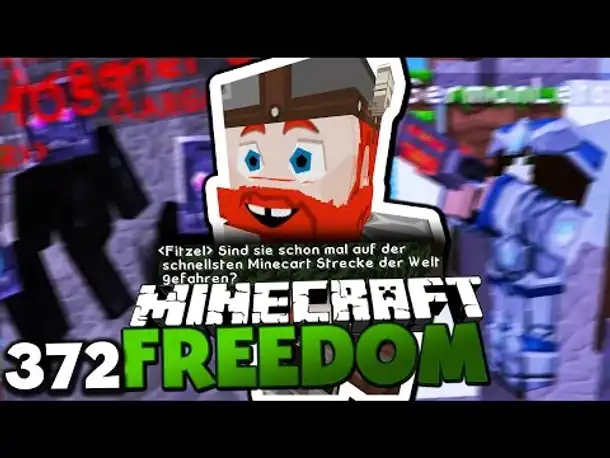 SCHNELLSTE MINECART STRECKE DER WELT! & BOOM BOOM KRATER! ✪ Minecraft FREEDOM #372  Paluten