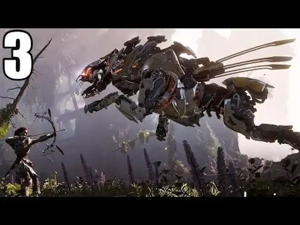 HORIZON ZERO DAWN Gameplay German - 3 - SABER MECH | Let's Play Deutsch