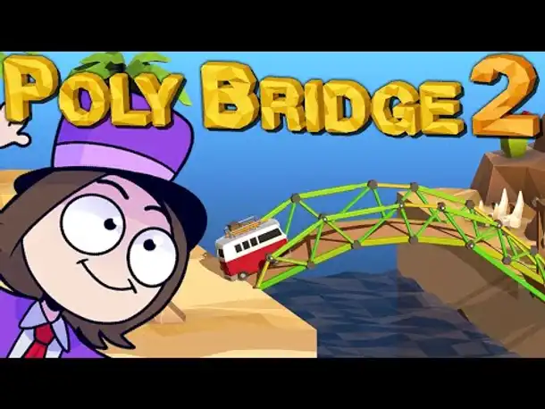 Brücke die sich von selbst biegt! | Poly Bridge 2
