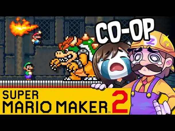 Wir wollen doch nur ins Ziel :( | SUPER MARIO MAKER 2 Coop